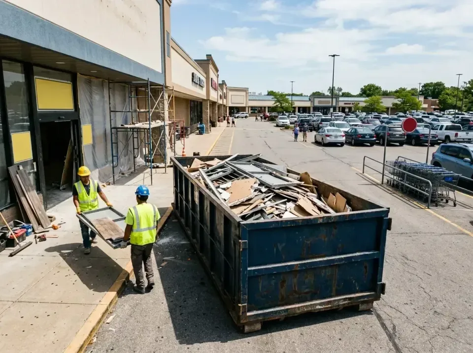 retail-store-renovation-debris-003 — frequently asked questions, Roll-off Dumpster Rentals in Ozark, AR